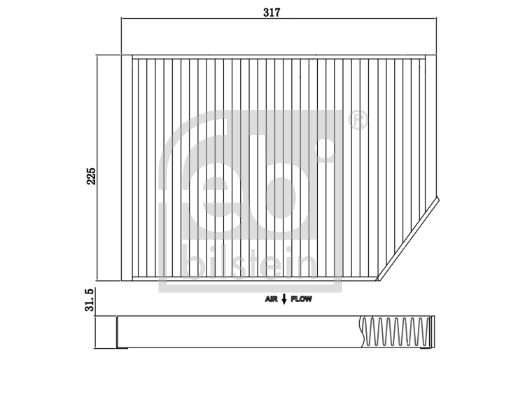 Filtre d'habitacle FEBI BILSTEIN 174437