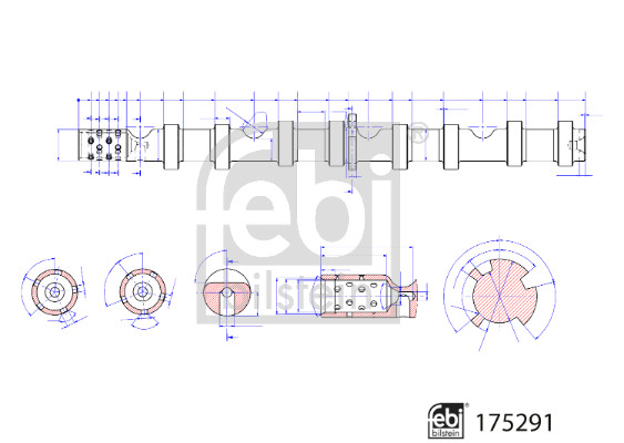 Arbre à came FEBI BILSTEIN 175291