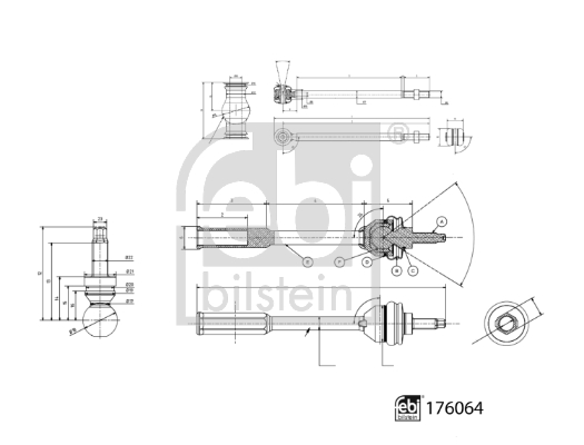 Barre de connexion FEBI BILSTEIN 176064