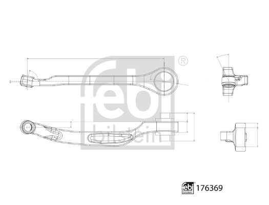 Triangle et bras de suspension FEBI BILSTEIN 176369