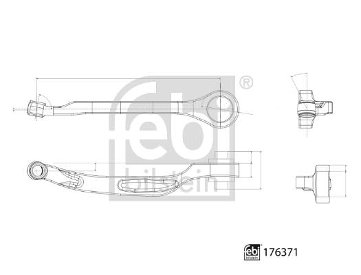 Triangle et bras de suspension FEBI BILSTEIN 176371