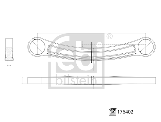 Triangle et bras de suspension FEBI BILSTEIN 176402