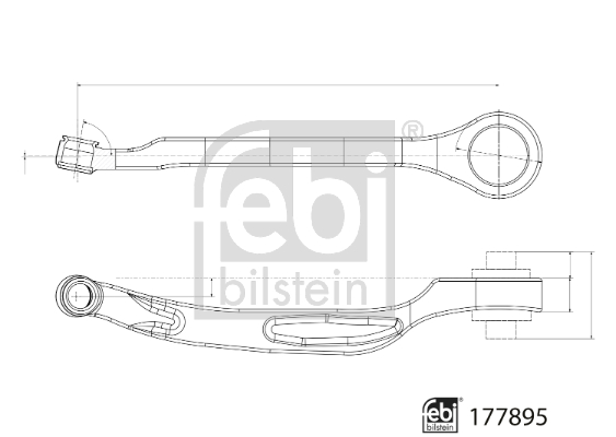 Triangle et bras de suspension FEBI BILSTEIN 177895