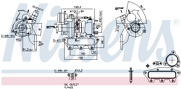 Turbo NISSENS 93423