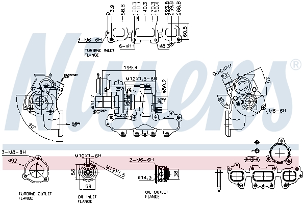 Turbo NISSENS 93445