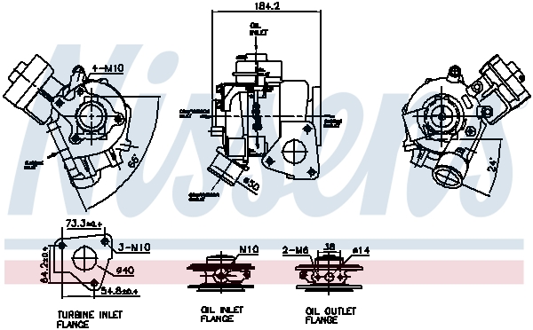 Turbo NISSENS 93536