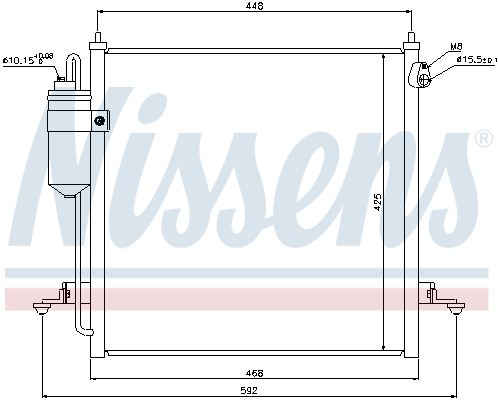 Condenseur de climatisation NISSENS 940068