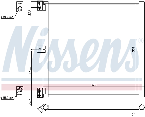 Condenseur de climatisation NISSENS 940703