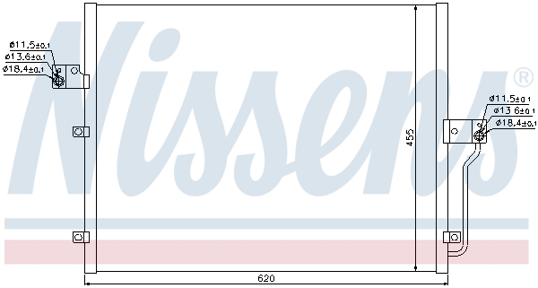 Condenseur de climatisation NISSENS 94859