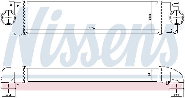Intercooler (échangeur) NISSENS 96071
