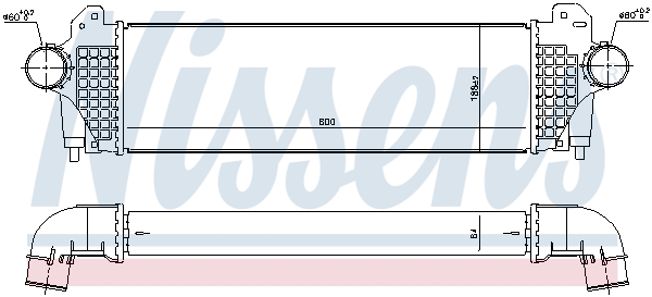 Intercooler (échangeur) NISSENS 96245