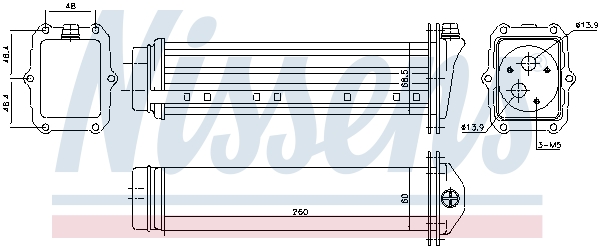 Intercooler (échangeur) NISSENS 96432