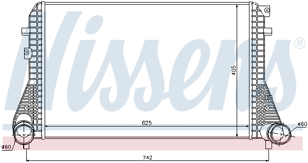 Intercooler (échangeur) NISSENS 96542