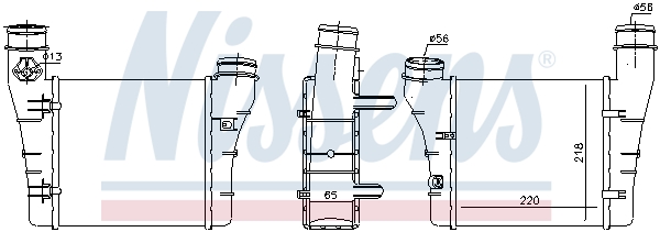 Intercooler (échangeur) NISSENS 96549