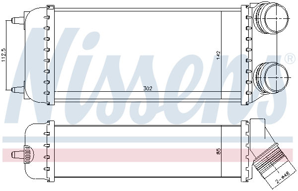 Intercooler (échangeur) NISSENS 96638