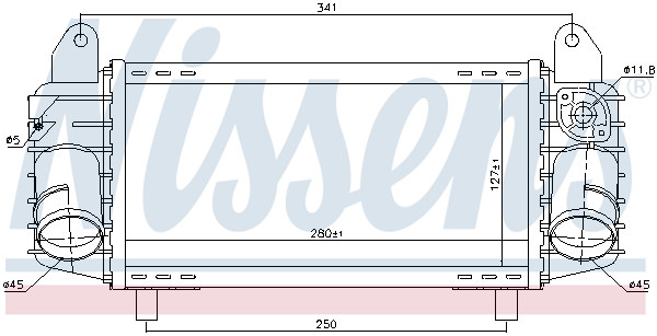 Intercooler (échangeur) NISSENS 96793