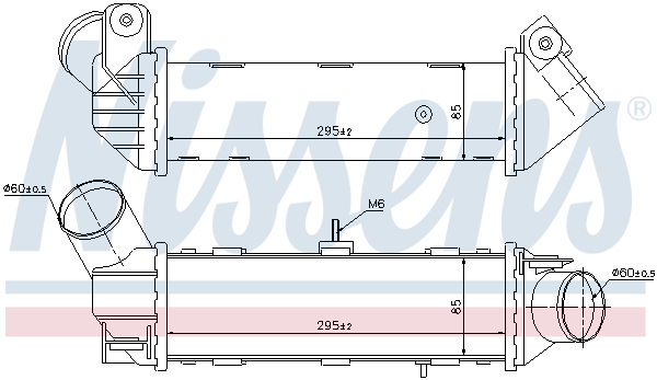 Intercooler (échangeur) NISSENS 96796