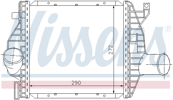 Intercooler (échangeur) NISSENS 96843