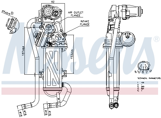 Module EGR NISSENS 98375