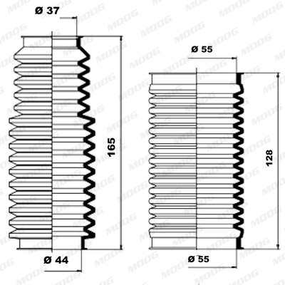 Soufflet de direction MOOG K150027