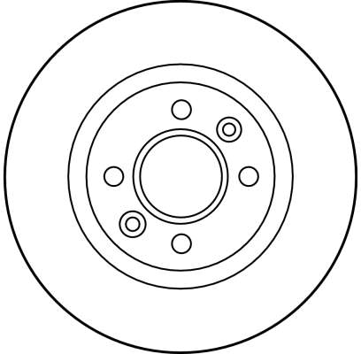 Jeu de 2 disques de frein TRW DF1017