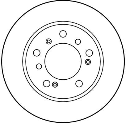 Jeu de 2 disques de frein TRW DF1118