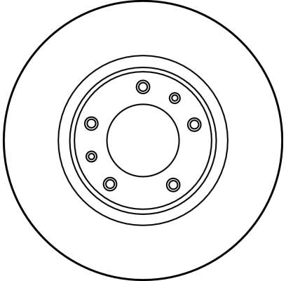 Jeu de 2 disques de frein TRW DF1225