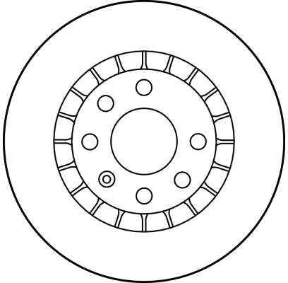 Jeu de 2 disques de frein TRW DF1625