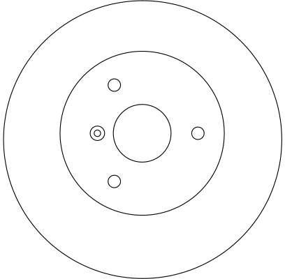 Jeu de 2 disques de frein TRW DF4135