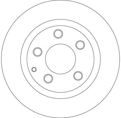 Jeu de 2 disques de frein TRW DF4442