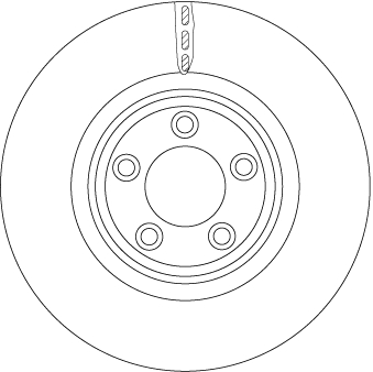 Disque de frein TRW DF6223S (Vendu à l'unité)