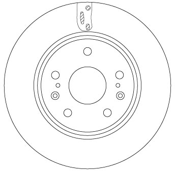 Jeu de 2 disques de frein TRW DF6703