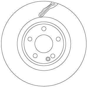 Jeu de 2 disques de frein TRW DF6867