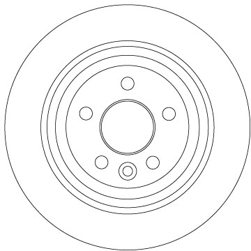 Jeu de 2 disques de frein TRW DF6913