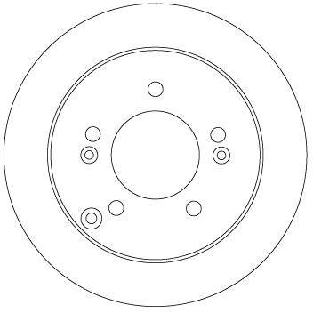 Jeu de 2 disques de frein TRW DF6919