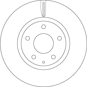 Jeu de 2 disques de frein TRW DF8052