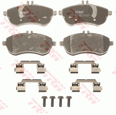 Jeu de 4 plaquettes de frein TRW GDB2056
