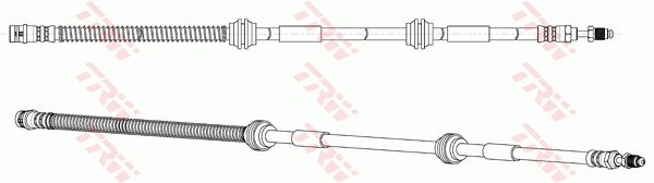 Flexible de frein TRW PHB577