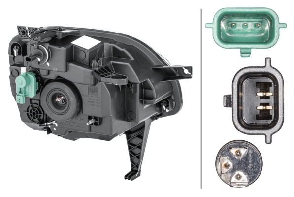 Projecteur principal HELLA 1ED 011 561-011