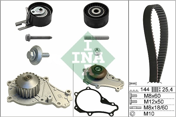 KIT DISTRIBUTION POMPE A EAU PEUGEOT 1609524980 ORIGINE 107 206