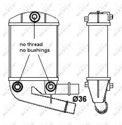 Intercooler (échangeur) NRF 30167A