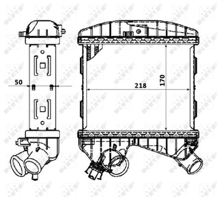 Intercooler (échangeur) NRF 30177