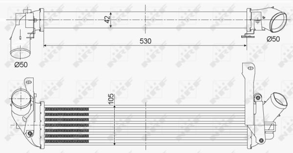 Intercooler (échangeur) NRF30353