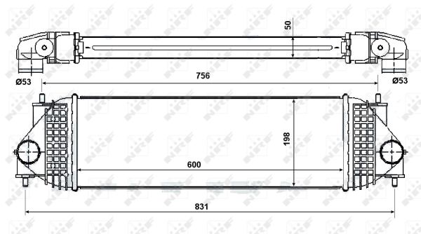 Intercooler (échangeur) NRF 30393