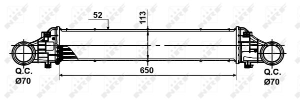 Intercooler (échangeur) NRF 30509