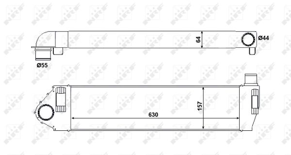 Intercooler (échangeur) NRF 30514