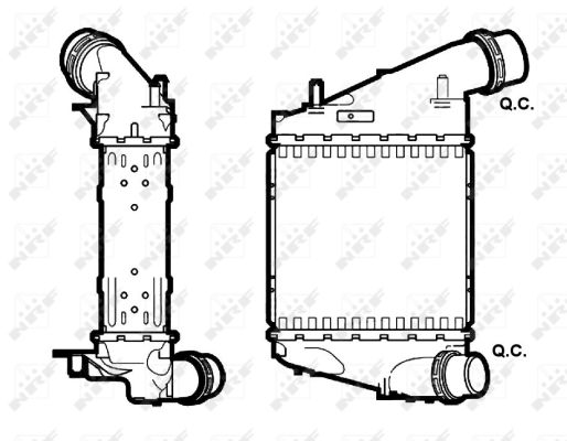 Intercooler (échangeur) NRF 30529