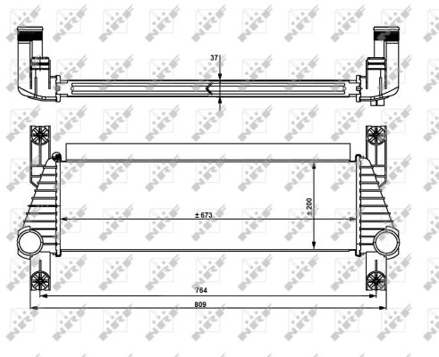 Intercooler (échangeur) NRF 30918