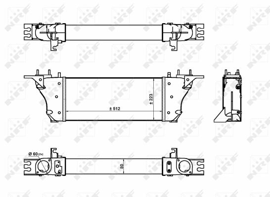 Intercooler (échangeur) NRF 30928