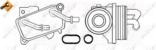 Radiateur d'huile NRF 31182